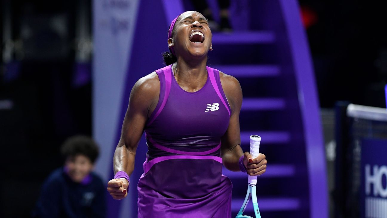 Gauff vince il titolo delle WTA Finals, mentre gli sfavoriti dominano negli ultimi eventi ATP