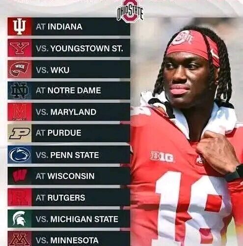 Buckeyes’ 2025 Schedule Unveiled: Ohio State’s Football Team Ready to Take on the Best, from Texas to the Big Ten Showdown Against Michigan” The Ohio State Buckeyes have released their 2025 football schedule