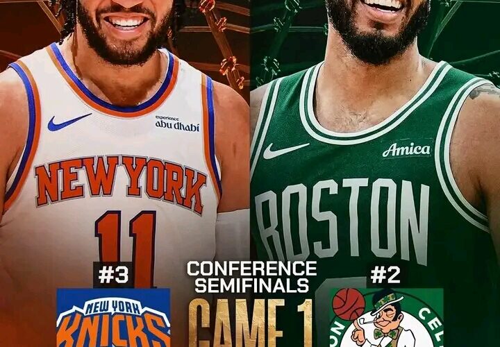 KNICKS VS CELTICS: A BATTLE FOR EASTERN CONFERENCE SUPREMACY*   The stage is set for a thrilling matchup between the New York Knicks and the Boston Celtics. Both teams are known for their tenacious