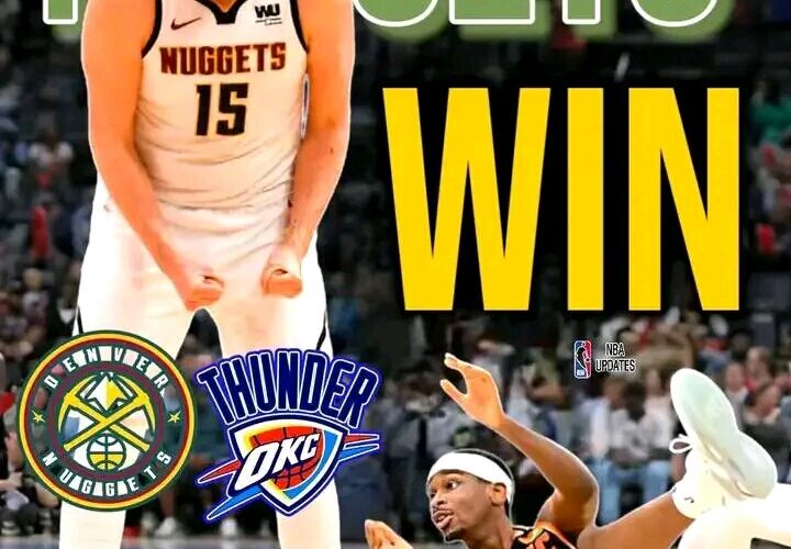 DENVER NUGGETS EDGE OUT OKLAHOMA CITY THUNDER 121-119 IN THRILLING GAME 1 SHOWDOWN: NIKOLA JOKIC AND AARON GORDON LEAD THE CHARGE AS NUGGETS TAKE 1-0 SERIES LEAD AND STEAL HOME COURT ADVANTAGE*