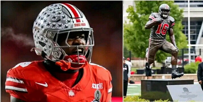 Ohio United States: Five-Star Wide Receiver Jeremiah Smith’s Statue to Be Unveiled at Columbus a legendary figure in The Ohio State Buckeyes football will be forever im… – 1o2