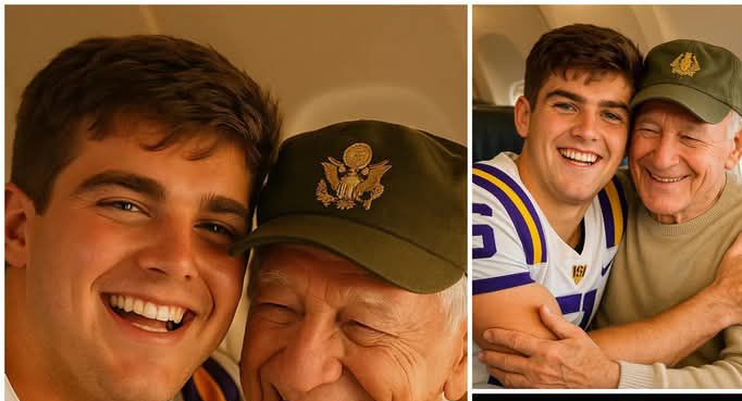 BREAKING NEWS: Garrett Nussmeier Gave Up His First-Class Seat to a Veteran as a Tribute – What He Did Next Surprised Everyone on the Flight…HESU