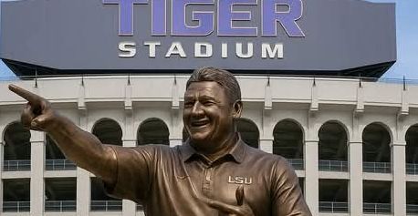 Plans to create a statue of its renowned head coach, ED Orgeron, have been revealed by the Louisiana State University (LSU) Tigers football program. The monument’s construction is expected top of